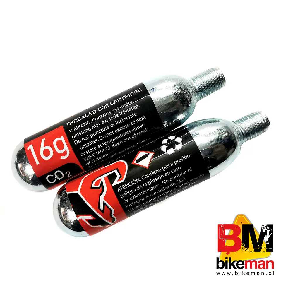 Pack 2 Botellas CO2 de 16gr Radical Mountain 2