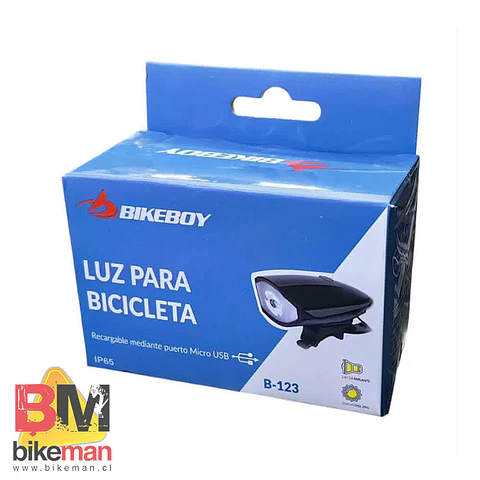 Luz Frontal Bikeboy con Bocina