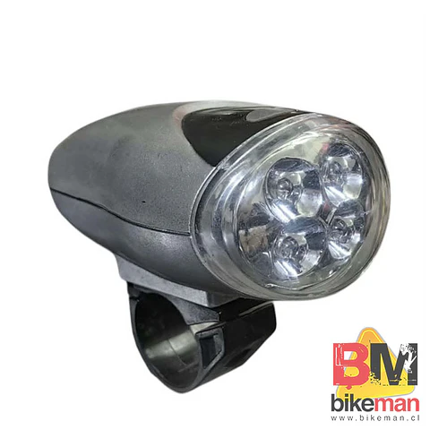 Luz Frontal Silver 4 Leds Pilas