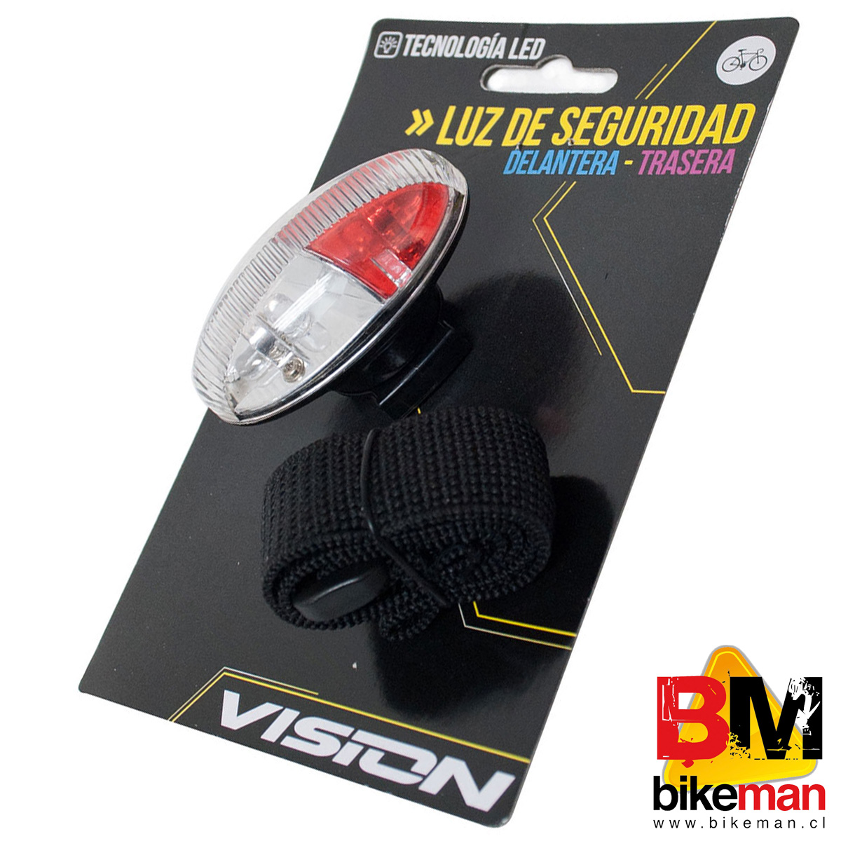 Luz de Casco Vision 360° Delantera / Trasera