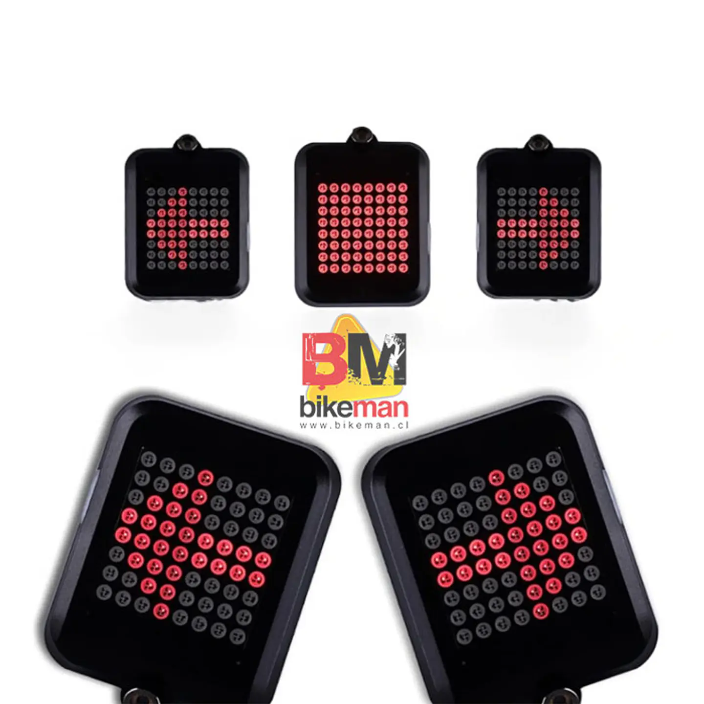 Luz Trasera Inteligente 64 Led + Láser (Dirección, Freno y Más) 2