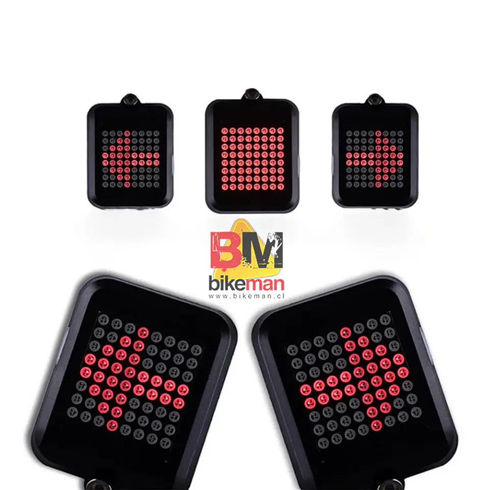 Luz Trasera Inteligente 64 Led + Láser (Dirección, Freno y Más) 2