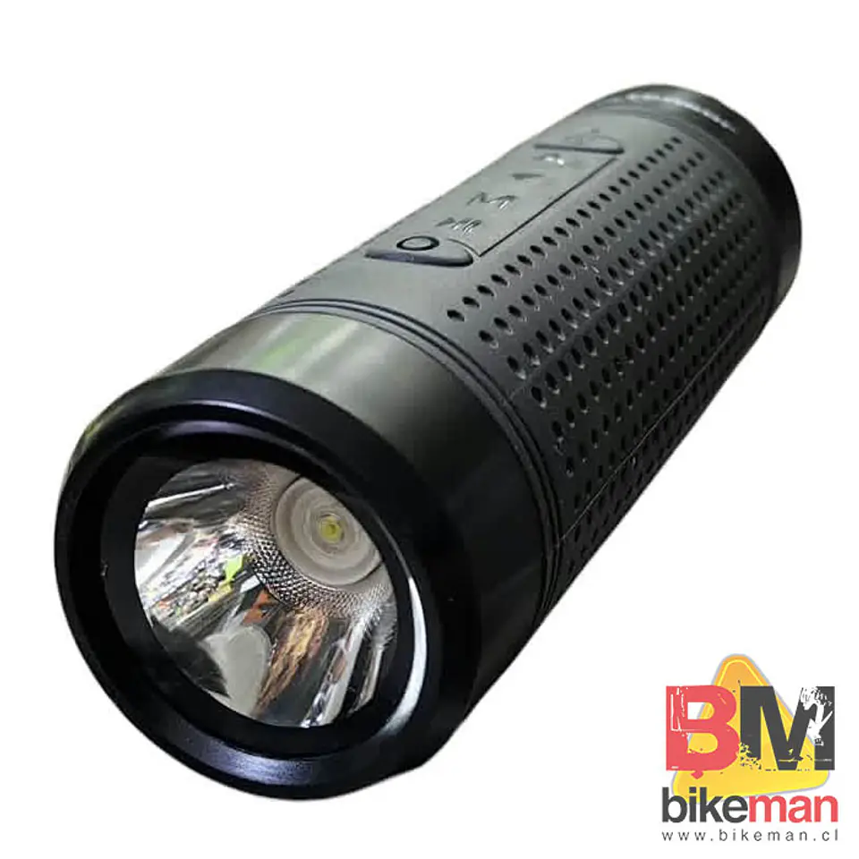 Luz + Parlante Bluetooth y Powerbank para Bicicleta 2