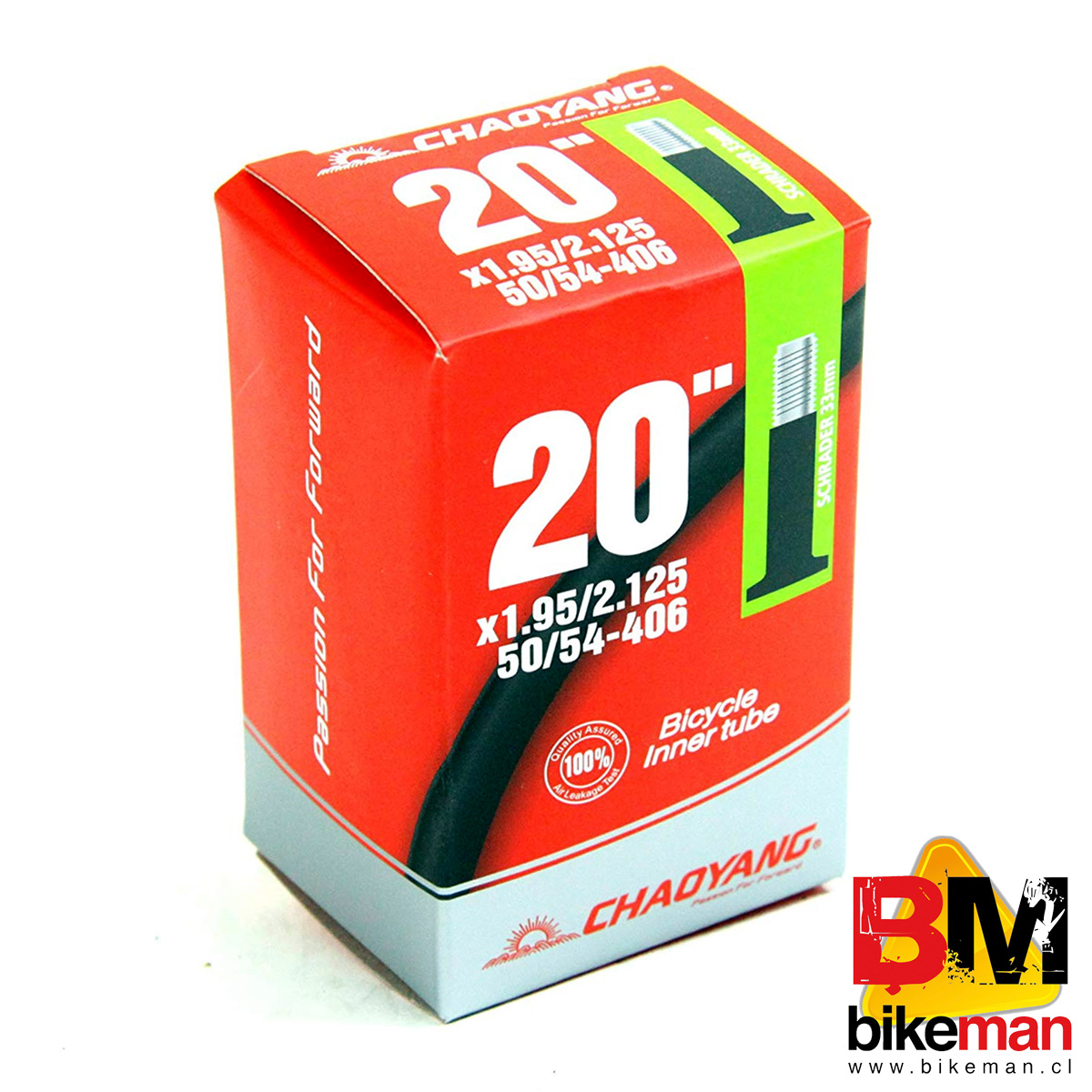 Cámara 20 x 1.95-2.125 Válvula Auto Chaoyang