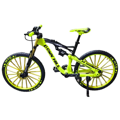 Mini Bicicleta MTB Doble Suspensión Amarilla