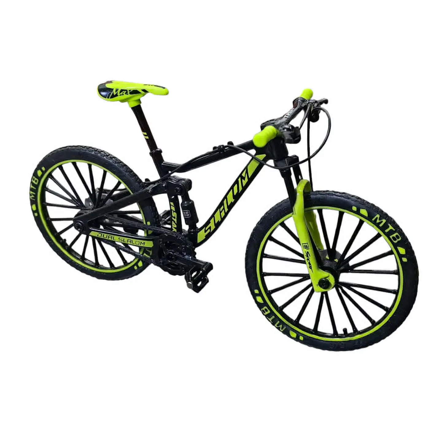 Mini Bicicleta MTB Downhill Negra Amarilla 3