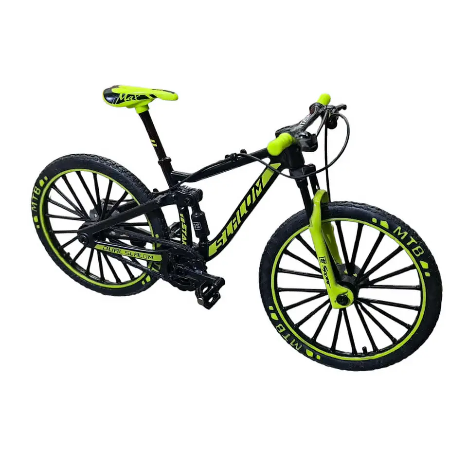 Mini Bicicleta MTB Downhill Negra Amarilla 3