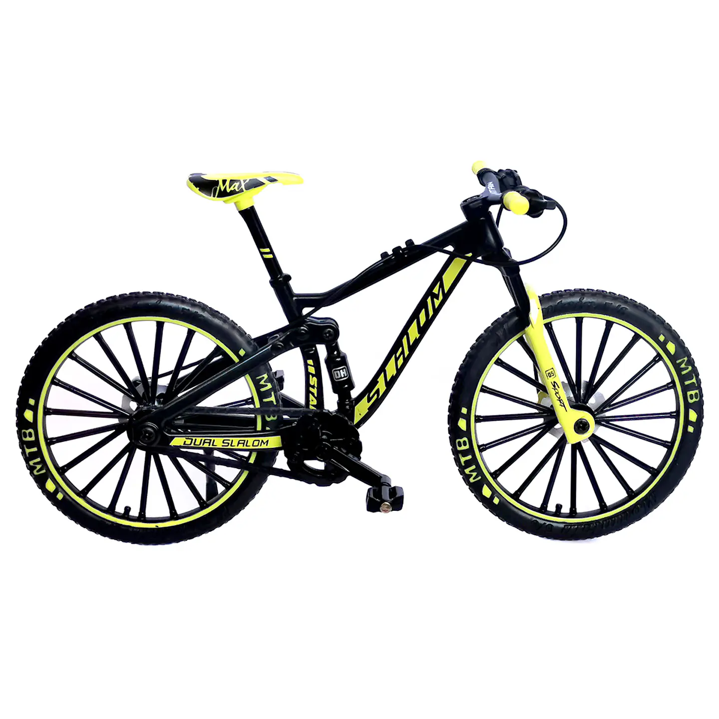 Mini Bicicleta MTB Downhill Negra Amarilla 1