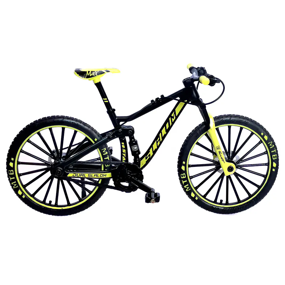 Mini Bicicleta MTB Downhill Negra Amarilla 1