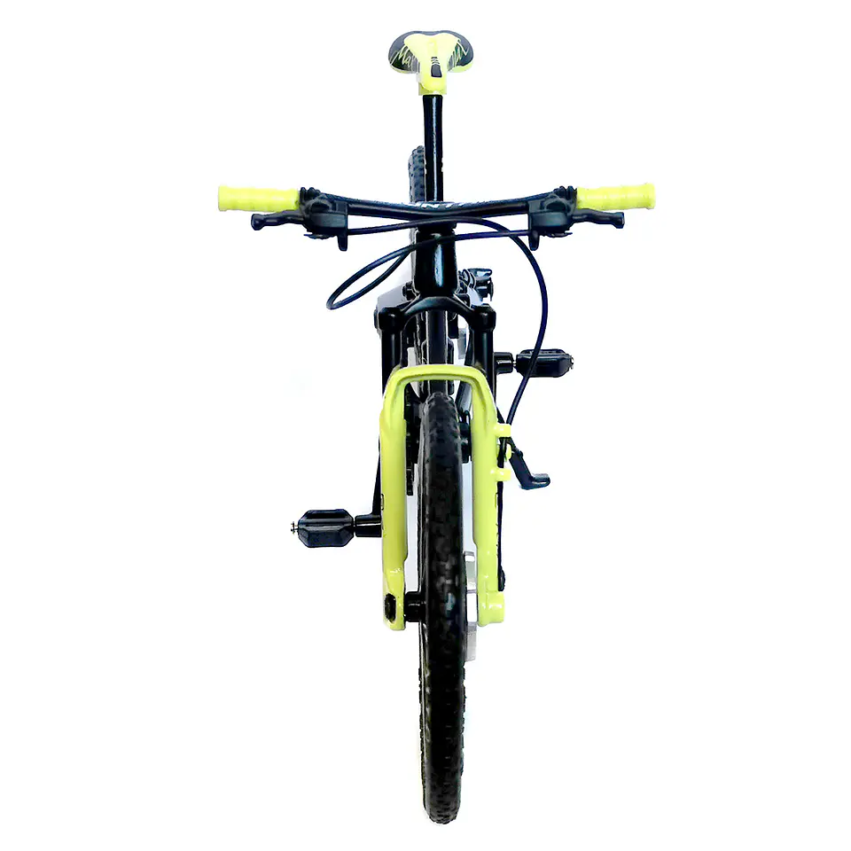 Mini Bicicleta MTB Downhill Negra Amarilla 4