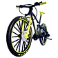 Mini Bicicleta MTB Downhill Negra Amarilla - Miniatura 2