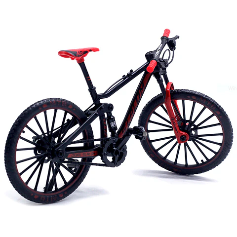 Mini Bicicleta MTB Downhill Negra Roja