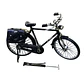 Mini Bicicleta Classic Vintage Negra con Alforja - Miniatura 1