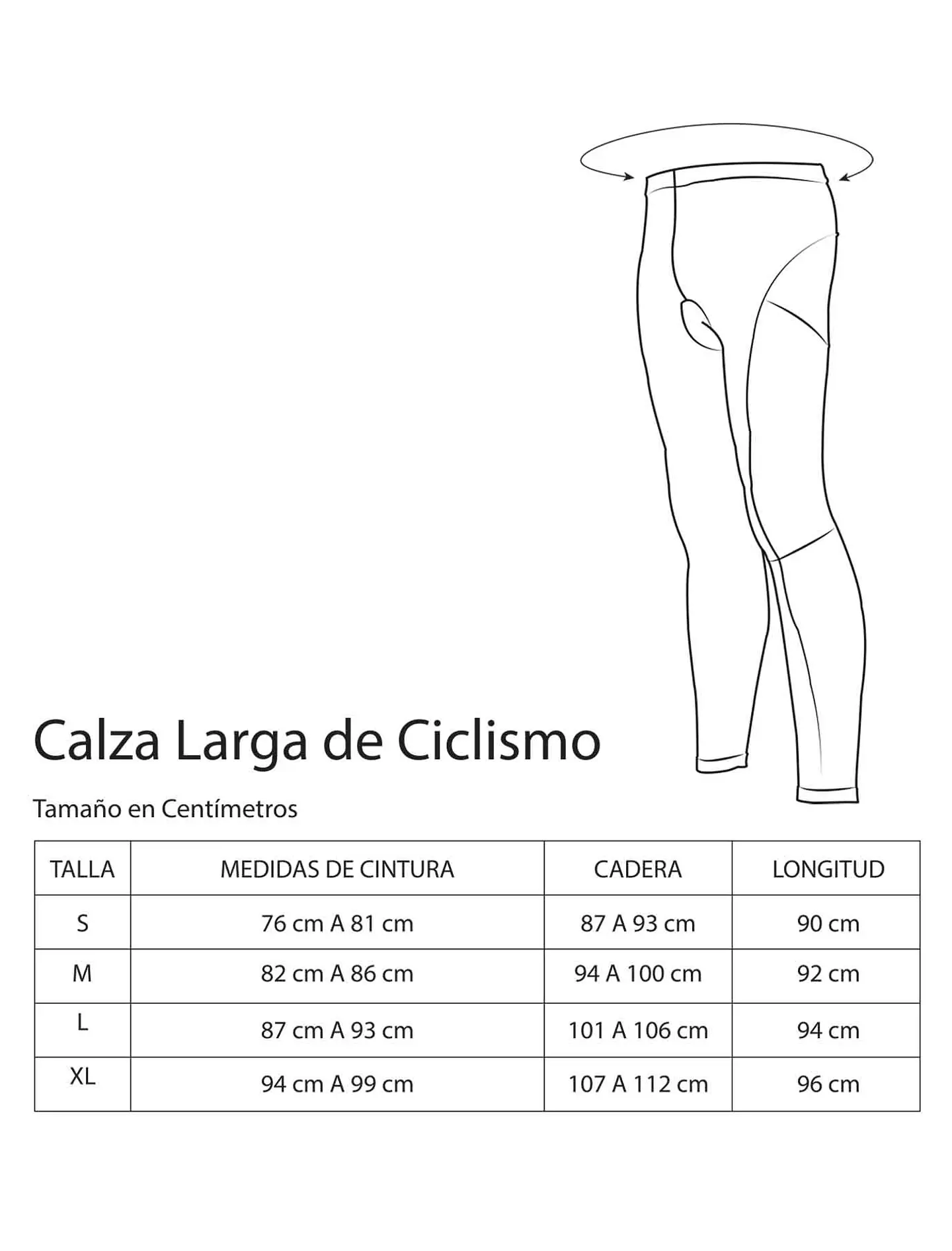 Calza Larga de Ciclismo OnWheels Acolchada 4