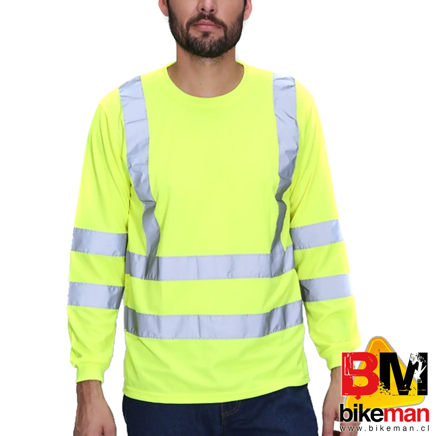 Polera Nightsafe Reflectante Manga Larga 2