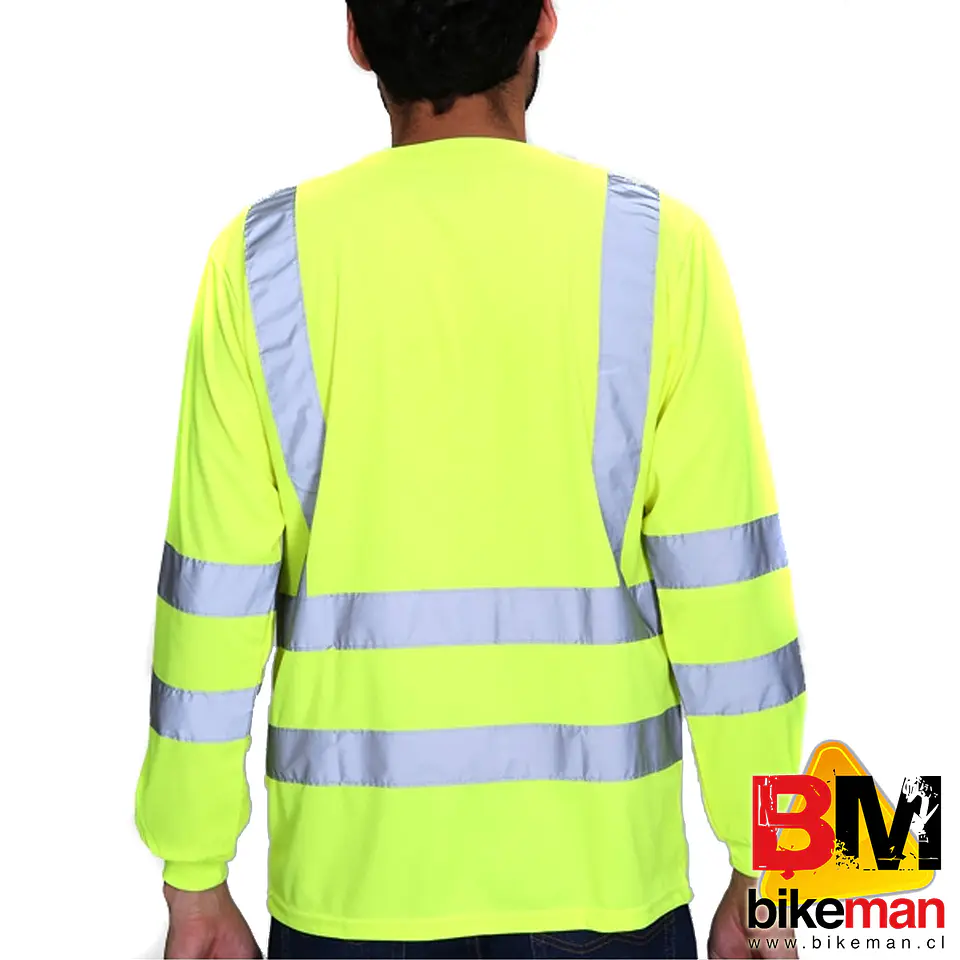 Polera Nightsafe Reflectante Manga Larga 4
