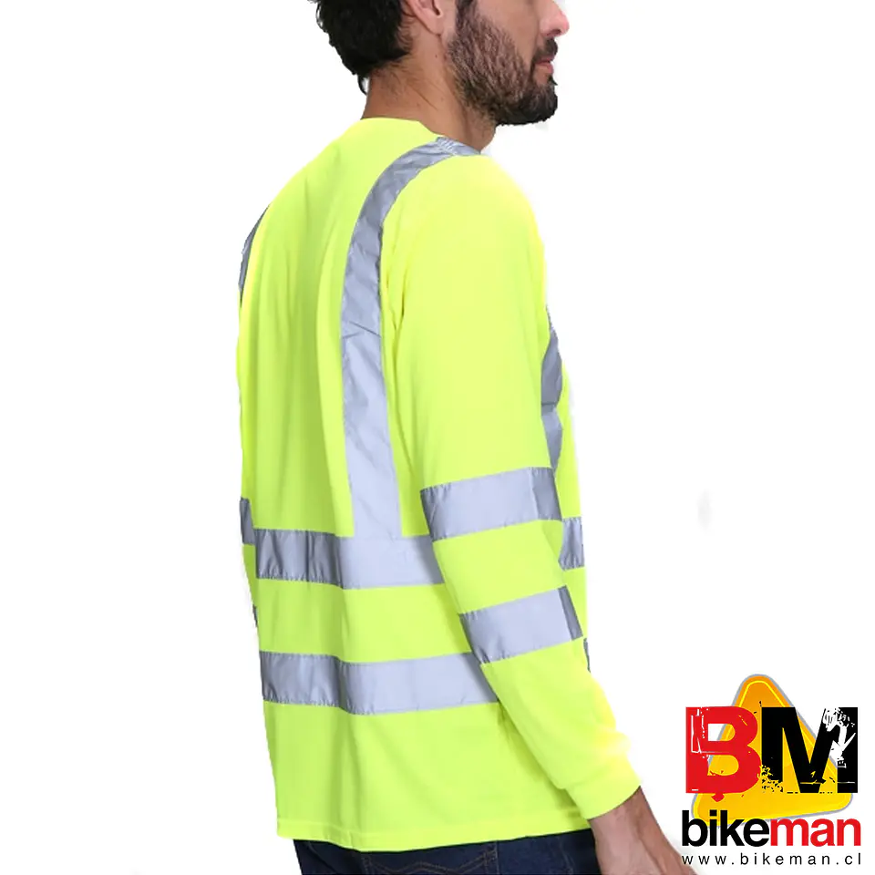 Polera Nightsafe Reflectante Manga Larga 3