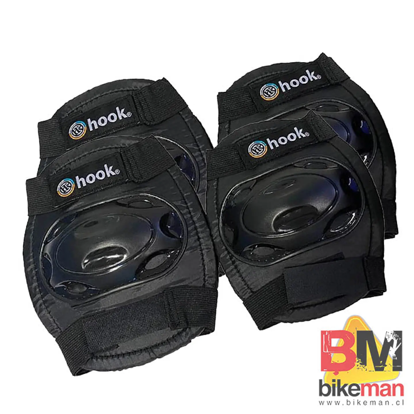 Protecciones Hook Rodilleras y Coderas 1