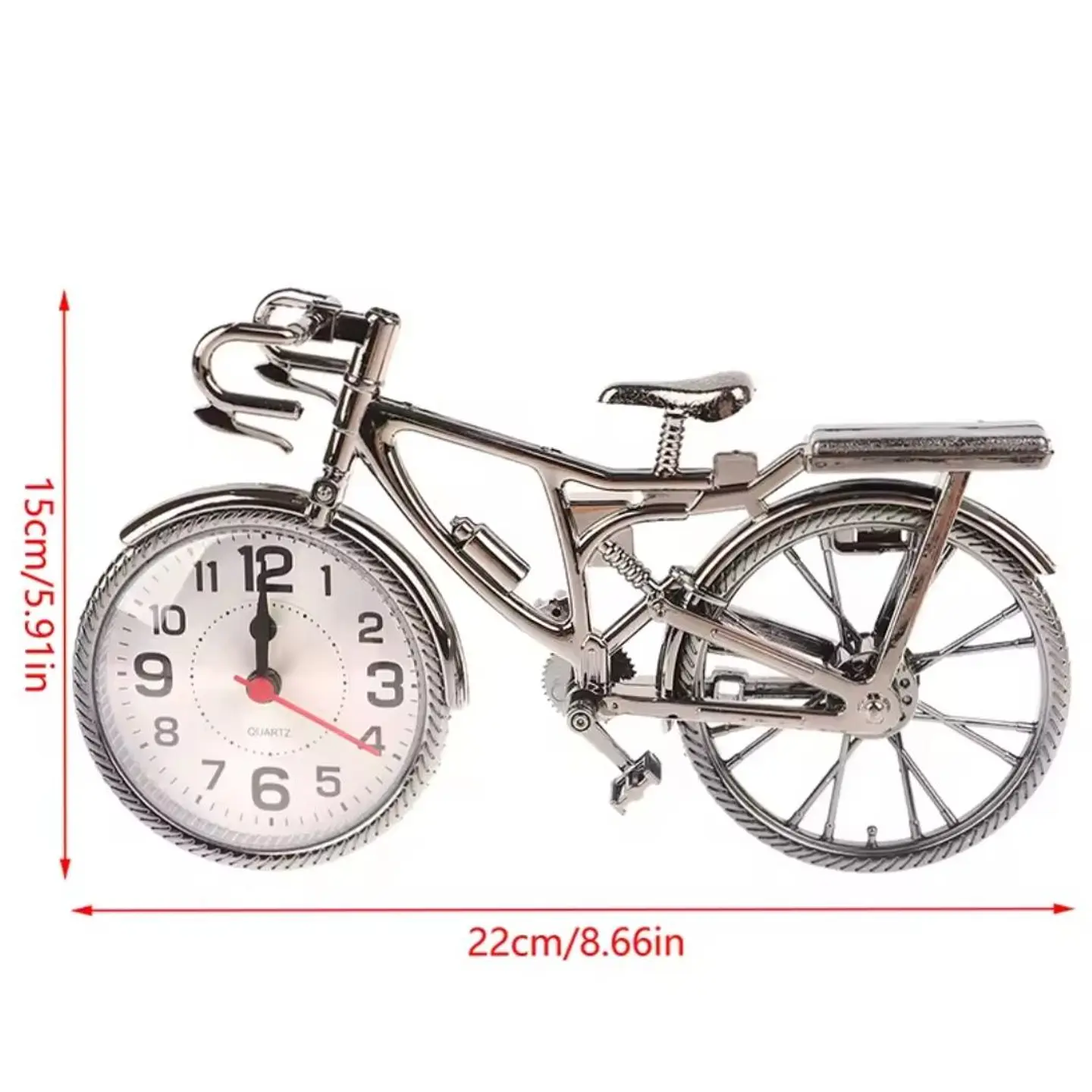 Bicicleta Reloj Análogo con Alarma 3