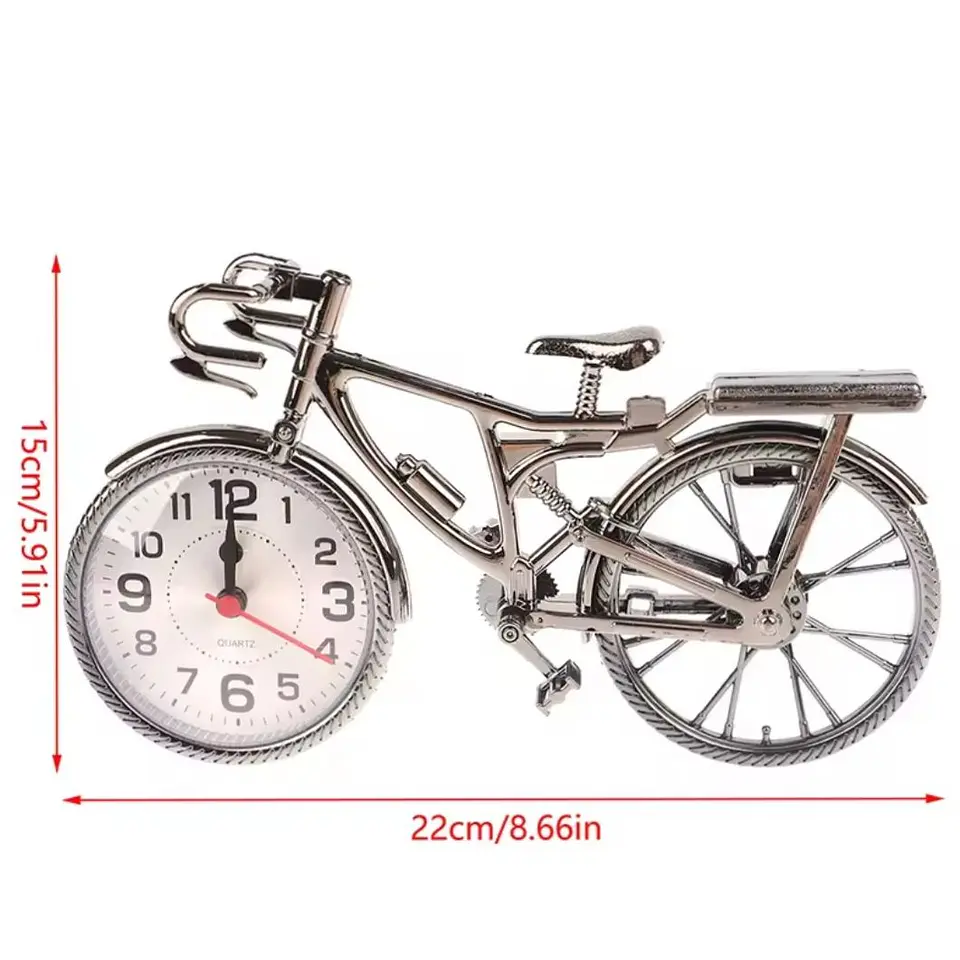 Bicicleta Reloj Análogo con Alarma 3