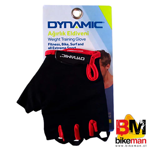 Guante Dynamic Negro / Rojo