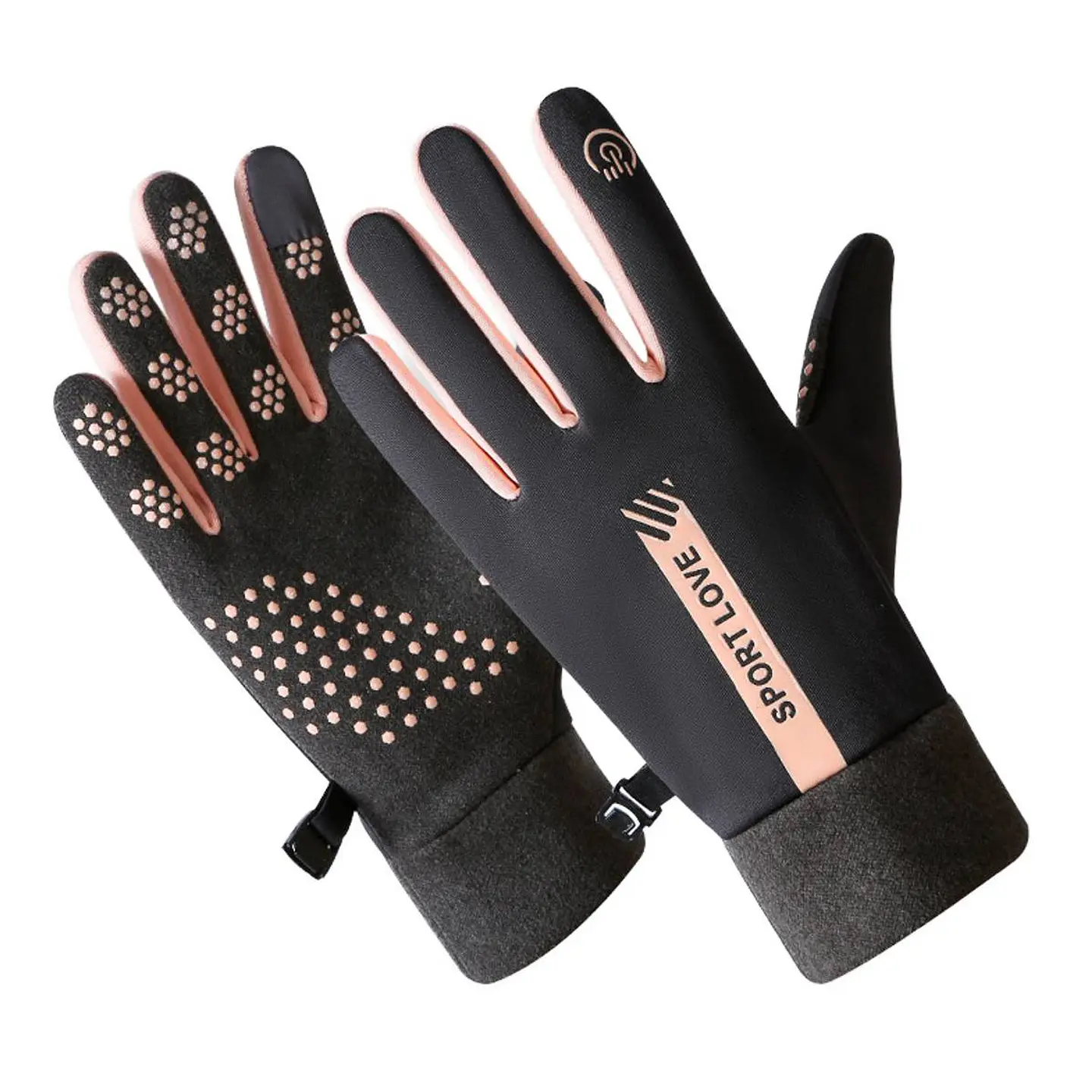 Guante Sport Love Térmico Largo Gris 1