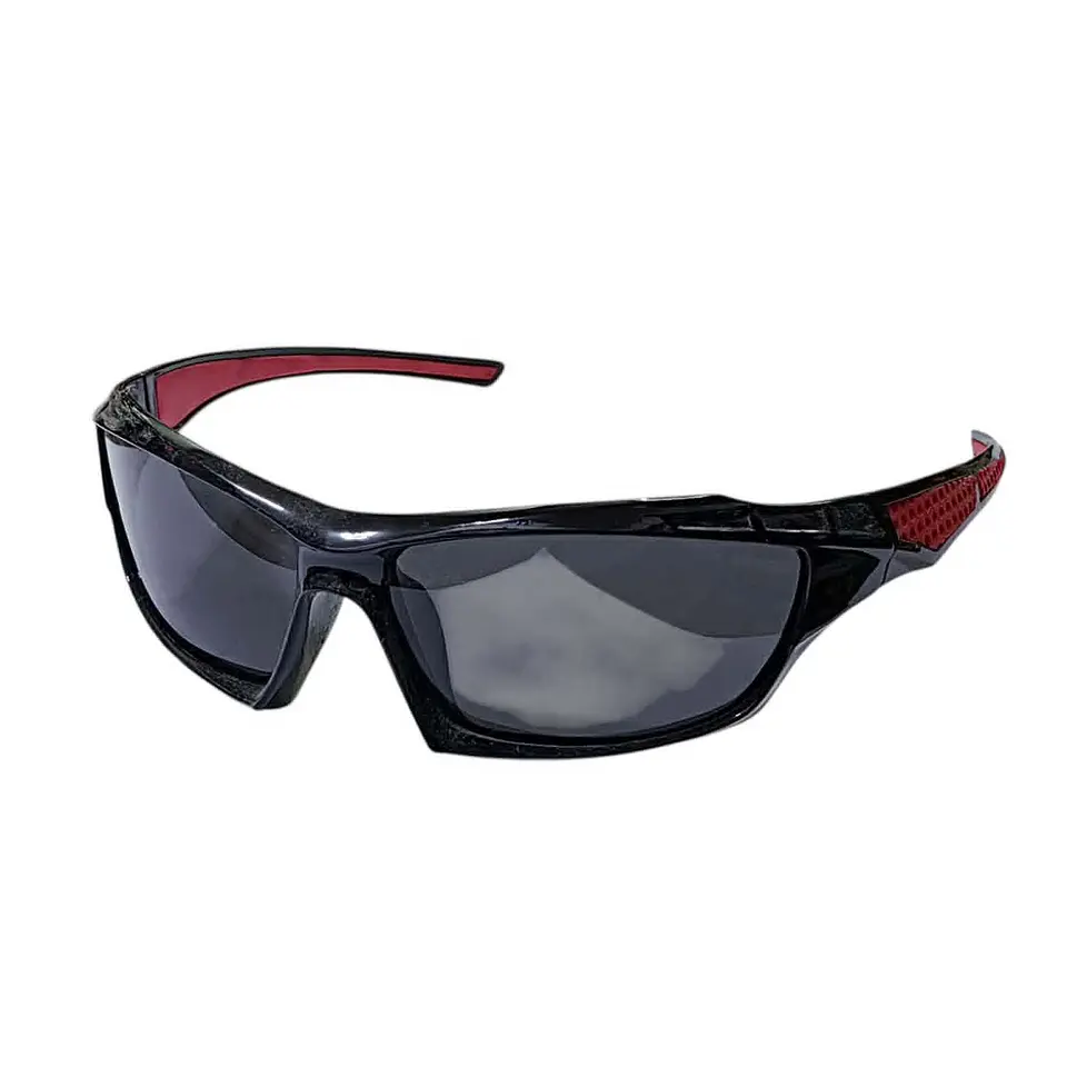 Lente de Ciclismo Negro Pata Roja 1