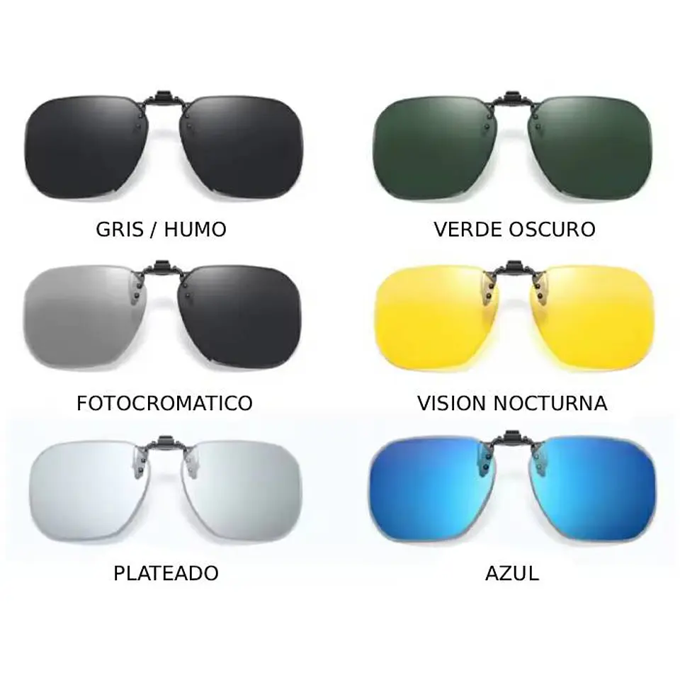Lentes Clip On Flip para Marco Óptico 1