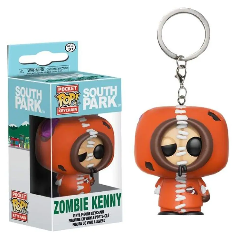 South Park Llavero Kenny Zombie Pocket Pop! Keychain 1