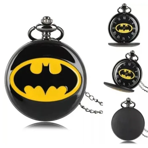 Reloj de Bolsillo Batman con Cadena