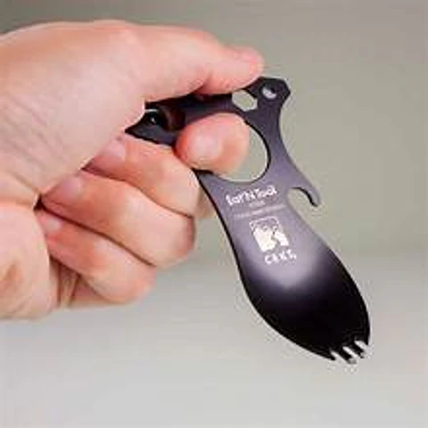 Eat N' Tool Cuchara, Tenedor, Herramienta y Destapador