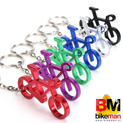 Llavero de Bicicleta Aluminio Colores