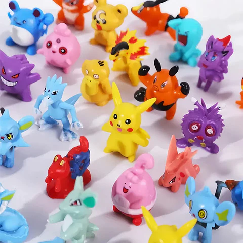 Figuras Pokemón Mini (Pack 3 Unid.)