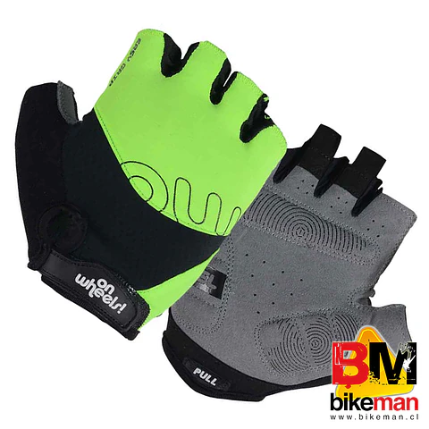 Guante OnWheels Gel Verde Negro