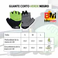 Guante OnWheels Gel Verde Negro - Miniatura 4