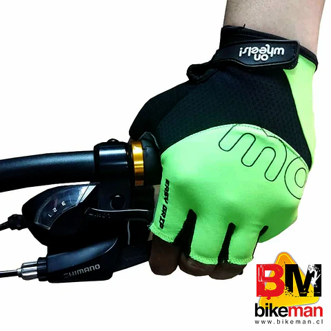 Guante OnWheels Gel Verde Negro