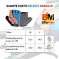 Guante OnWheels Gel Celeste Naranja - Miniatura 4