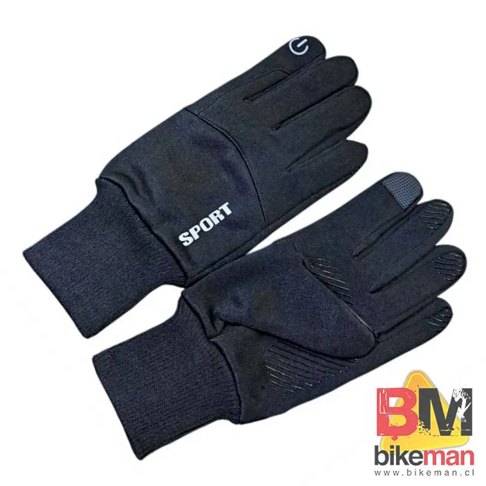 Guante Winter Térmico Sport Negro 1
