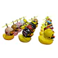 Patitos de Goma Con Casco Autoadhesivos - Miniatura 3