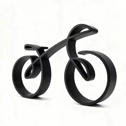 Bicicleta Artistica Minimalista Plástica