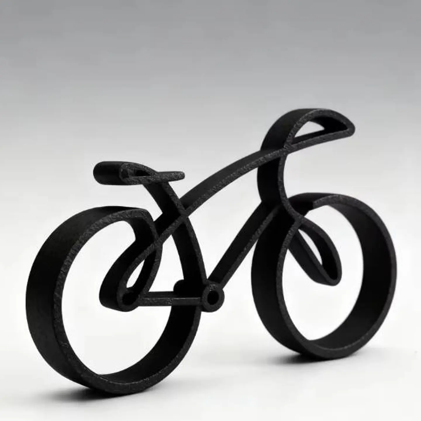 Bicicleta Artistica Minimalista Plástica 3