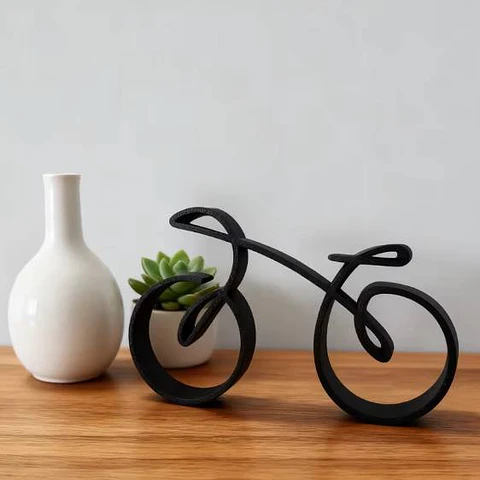 Bicicleta Artistica Minimalista Plástica