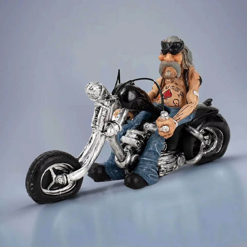 Estatuilla de Motoquero 