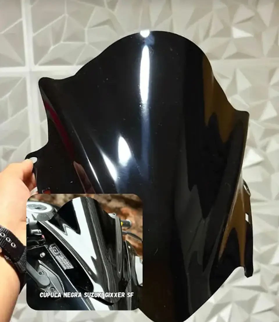 PARABRISAS NEGRO SUZUKI GIXXER SF 1