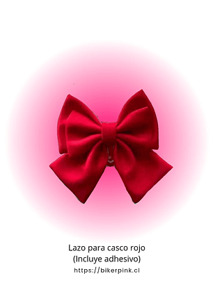 LAZO ROJO PARA CASCO 