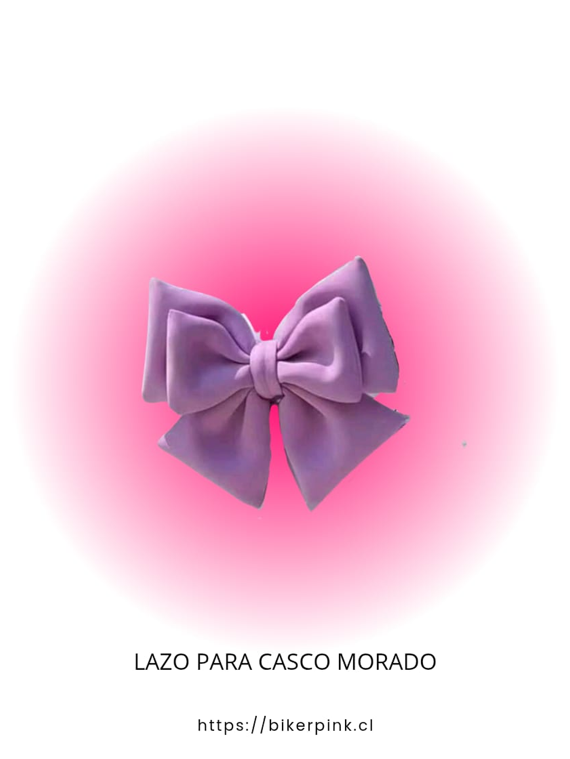 LAZO MORADO PARA CASCO 1