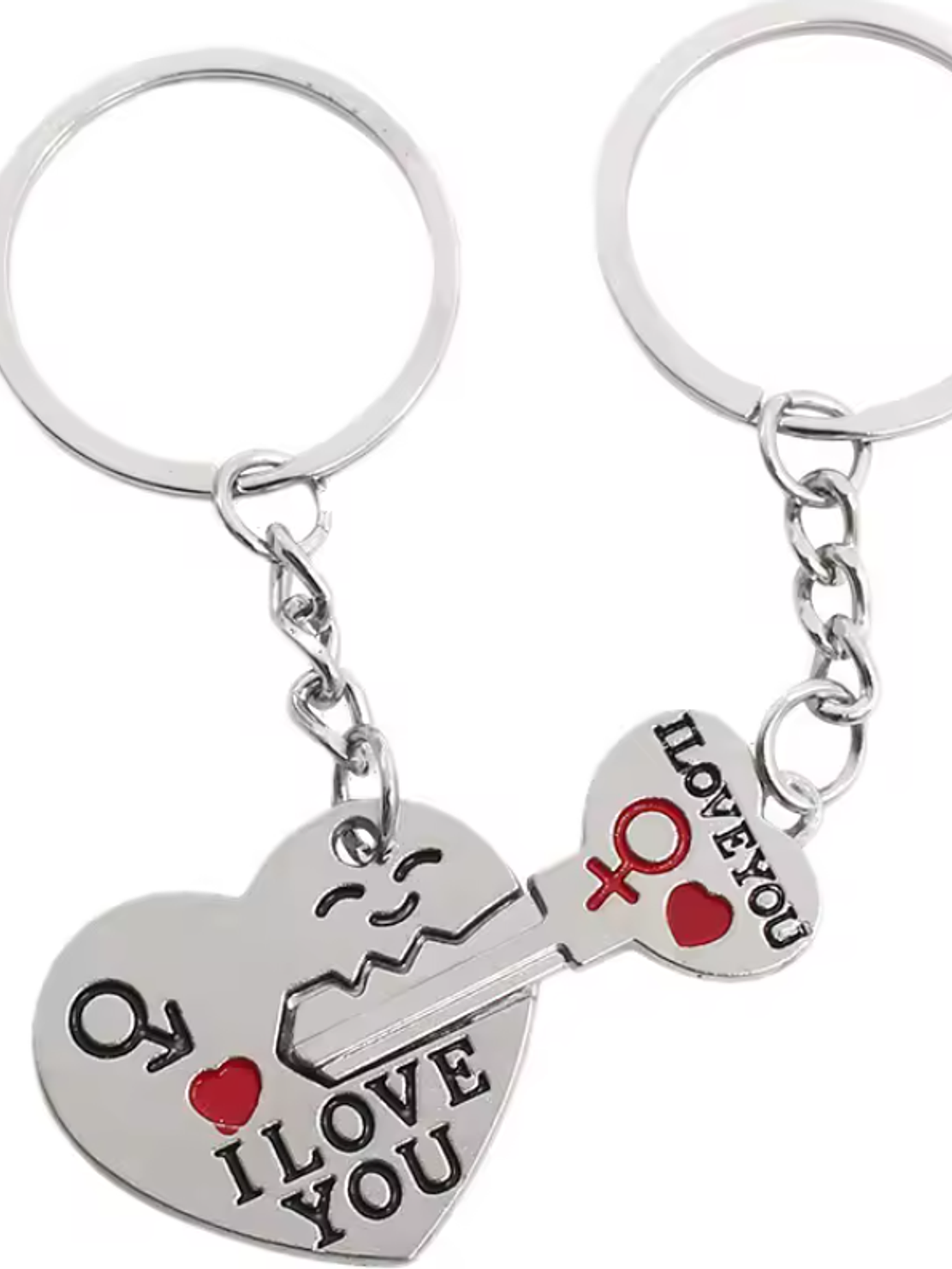 LLAVERO CORAZON CON LLAVE 1