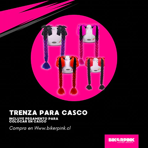 TRENZAS PARA CASCO