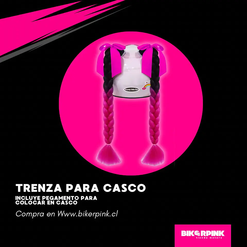 TRENZAS PARA CASCO 3