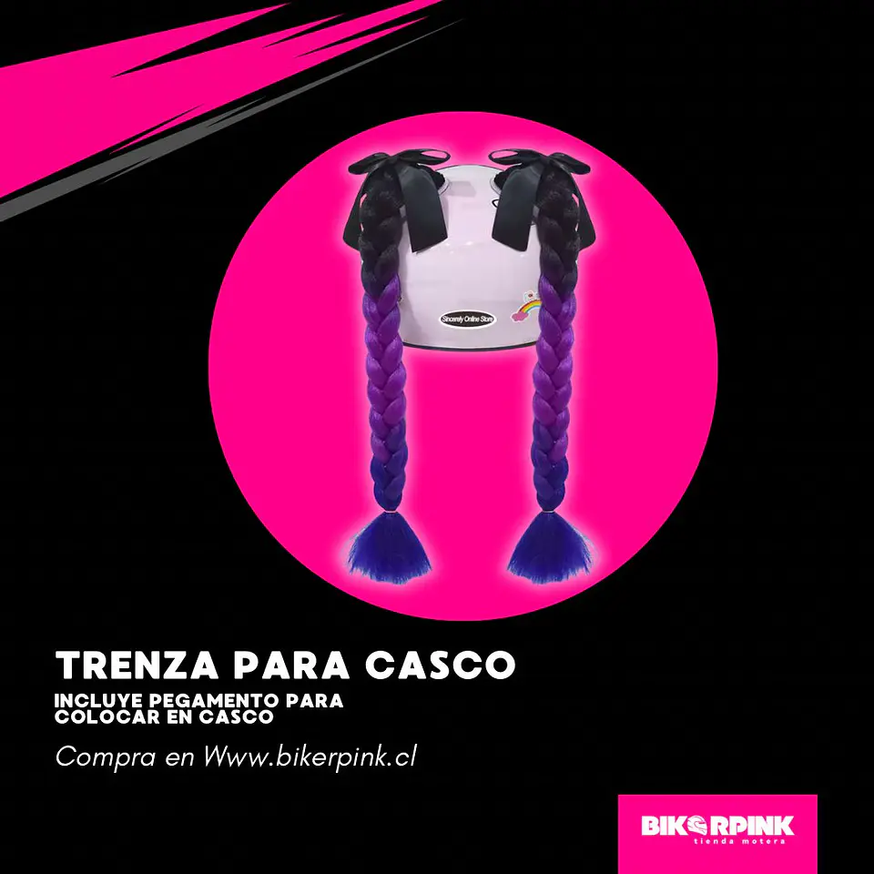 TRENZAS PARA CASCO 4